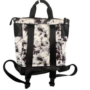 Like Dreams Backpack Black White Laptop Bag 13–14in Padded Case Vegan Leather